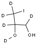 Glyceryl-d5 Iodide Structural
