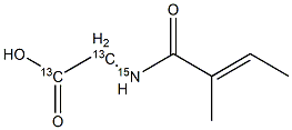 Tiglyl Glycine-13C2,15N Structural