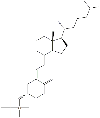 Vitamin D3 O-t-Butyldimethylsilyl Ether Structural