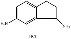 Indan-1,6-diamine dihydrochloride Structural