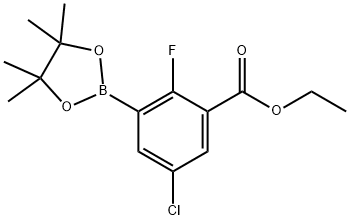 ethyl 5-chloro-2-fluoro-3-(4,4,5,5-tetramethyl-1,3,2-dioxaborolan-2-yl)benzoate