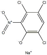 3,4,6-TRICHLORO-2-NITROPHENOL,SODIUMSALT Structural