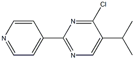 4-chloro-5-(1-methylethyl)-2-pyridin-4-ylpyrimidine Structural