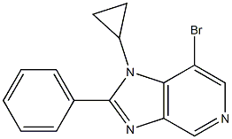 7-bromo-1-cyclopropyl-2-phenyl-1H-imidazo[4,5-c]pyridine