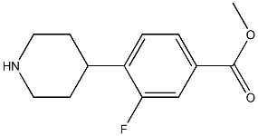 methyl 3-fluoro-4-piperidin-4-ylbenzoate