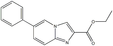 Ethyl 6-phenylimidazo[1,2-a]pyridine-2-carboxylate Structural