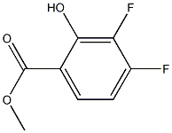 3,4-DIFLUORO-2-HYDROXYBENZOIC ACID METHYL ESTER Structural