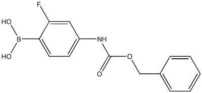 4-(benzyloxycarbonylamino)-2-fluorophenylboronic acid