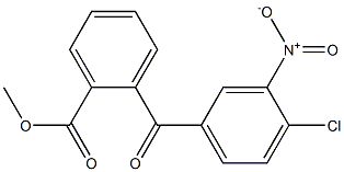 METHYL 2-(4-CHLORO-3-NITROBENZOYL)BENZOATE Structural