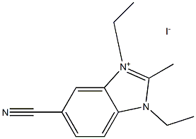 5-CYANO-1,3-DIETHYL-2-METHYLBENZIMIDAZOLIUM IODIDE