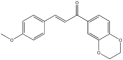 (E)-1-(2,3-dihydrobenzo[b][1,4]dioxin-6-yl)-3-(4-methoxyphenyl)prop-2-en-1-one