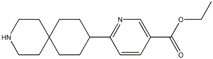 ETHYL 6-(3-AZASPIRO[5.5]UNDEC-9-YL)NICOTINATE Structural