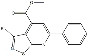METHYL 3-BROMO-6-PHENYLISOTHIAZOLO[5,4-B]PYRIDINE-4-CARBOXYLATE