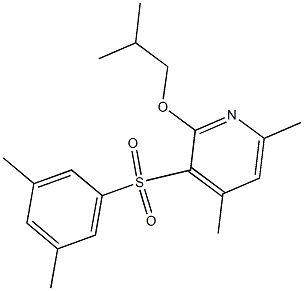 3,5-dimethylphenyl 2-isobutoxy-4,6-dimethyl-3-pyridinyl sulfone