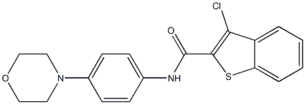 N2-(4-morpholinophenyl)-3-chlorobenzo[b]thiophene-2-carboxamide