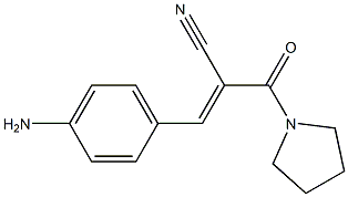 (2E)-3-(4-aminophenyl)-2-(pyrrolidin-1-ylcarbonyl)acrylonitrile