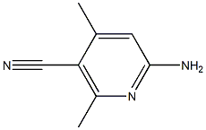 6-amino-2,4-dimethylnicotinonitrile Structural