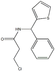 3-chloro-N-[phenyl(thien-2-yl)methyl]propanamide