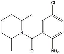 4-chloro-2-[(2,6-dimethylpiperidin-1-yl)carbonyl]aniline Structural