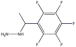 (1-(perfluorophenyl)ethyl)hydrazine Structural