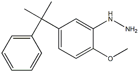 1-(2-methoxy-5-(2-phenylpropan-2-yl)phenyl)hydrazine