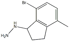 1-(4-bromo-2,3-dihydro-7-methyl-1H-inden-3-yl)hydrazine