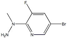 1-(5-bromo-3-fluoropyridin-2-yl)-1-methylhydrazine Structural