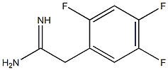 2-(2,4,5-trifluorophenyl)acetamidine Structural