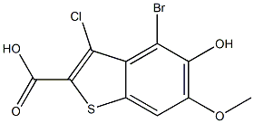 4-bromo-3-chloro-5-hydroxy-6-methoxybenzo[b]thiophene-2-carboxylic acid