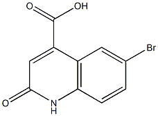 6-bromo-2-oxo-1,2-dihydroquinoline-4-carboxylic acid Structural