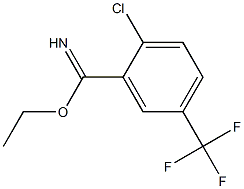 ethyl 2-chloro-5-(trifluoromethyl)benzoimidate Structural