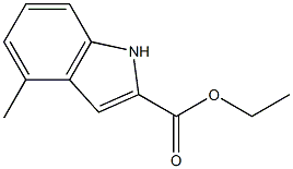 ETHYL 4-METHYLINDOLE-2-CARBOXYLATE Structural