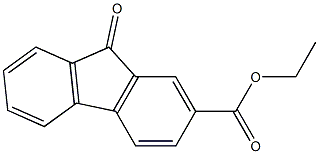 ethyl 9-oxo-9H-fluorene-2-carboxylate Structural