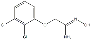 (1Z)-2-(2,3-dichlorophenoxy)-N'-hydroxyethanimidamide Structural