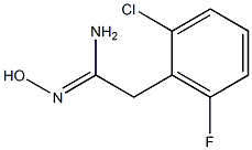 (1Z)-2-(2-chloro-6-fluorophenyl)-N'-hydroxyethanimidamide Structural