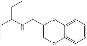 (2,3-dihydro-1,4-benzodioxin-2-ylmethyl)(pentan-3-yl)amine Structural