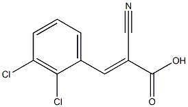 (2E)-2-cyano-3-(2,3-dichlorophenyl)acrylic acid Structural