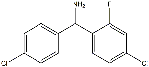 (4-chloro-2-fluorophenyl)(4-chlorophenyl)methanamine Structural