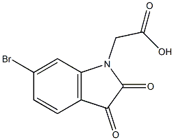 (6-bromo-2,3-dioxo-2,3-dihydro-1H-indol-1-yl)acetic acid