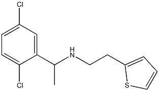 [1-(2,5-dichlorophenyl)ethyl][2-(thiophen-2-yl)ethyl]amine Structural