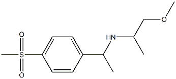 [1-(4-methanesulfonylphenyl)ethyl](1-methoxypropan-2-yl)amine