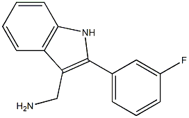 [2-(3-fluorophenyl)-1H-indol-3-yl]methanamine