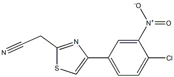 [4-(4-chloro-3-nitrophenyl)-1,3-thiazol-2-yl]acetonitrile