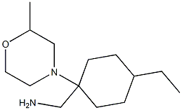 [4-ethyl-1-(2-methylmorpholin-4-yl)cyclohexyl]methylamine