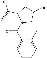 1-(2-fluorobenzoyl)-4-hydroxypyrrolidine-2-carboxylic acid