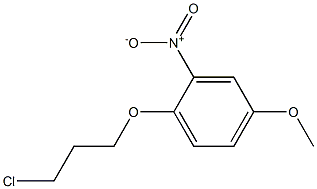 1-(3-chloropropoxy)-4-methoxy-2-nitrobenzene Structural