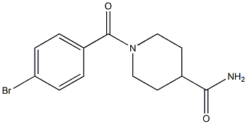 1-(4-bromobenzoyl)piperidine-4-carboxamide