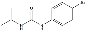 1-(4-bromophenyl)-3-propan-2-ylurea Structural