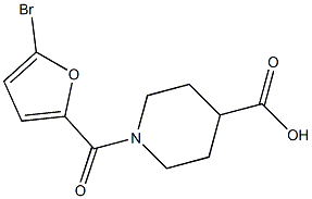 1-(5-bromo-2-furoyl)piperidine-4-carboxylic acid