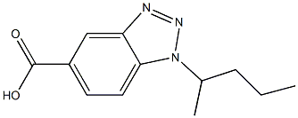 1-(pentan-2-yl)-1H-1,2,3-benzotriazole-5-carboxylic acid